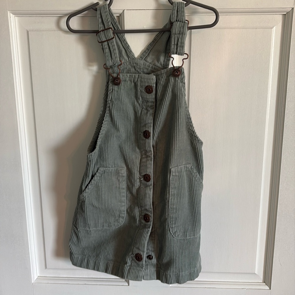 Toddler Girl Corduroy Skirt Overall